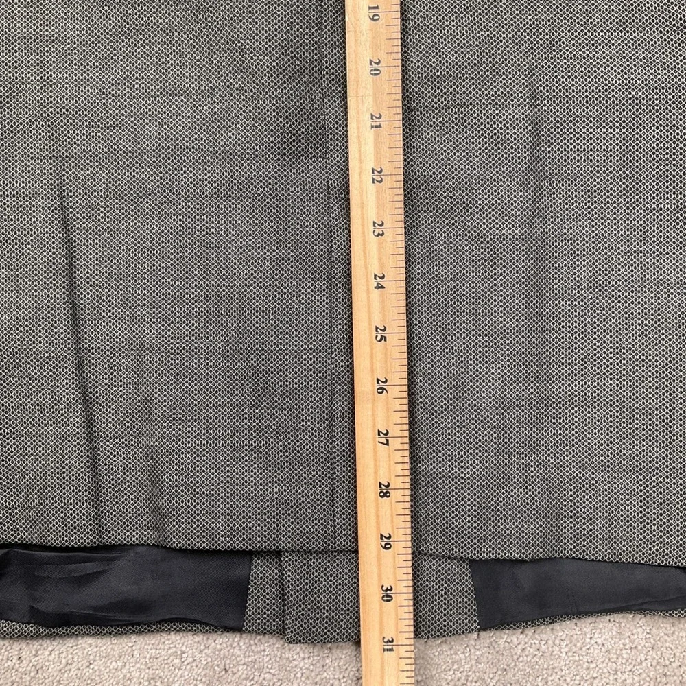 Ferrini Blazer‎ Mens 40R Gray Diamond Double Breasted Wool Blend Suit Jacket